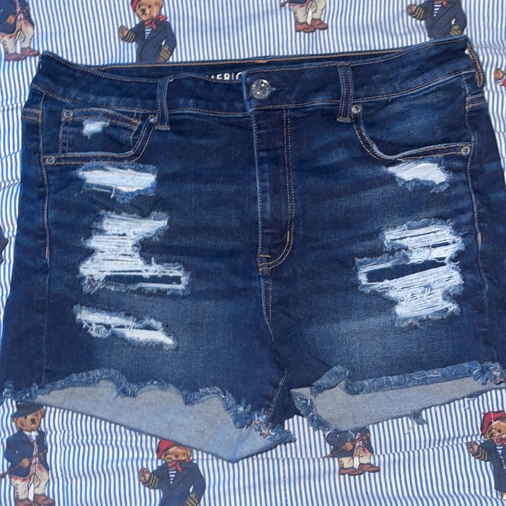 American Eagle “Hi-Rise Shortie” Shorts